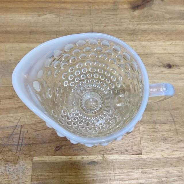 Vintage Moonstone Creamer【B7221】 - 画像 (7)