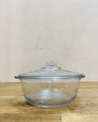 FireKing Sapphire Blue Casserole【B7215】