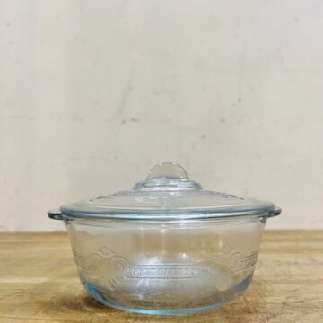 FireKing Sapphire Blue Casserole【B7215】