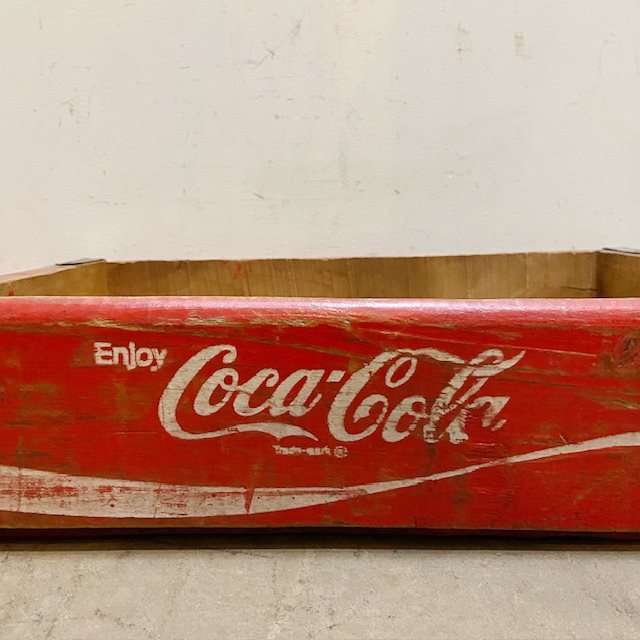 Vintage Coca-Cola Wood Crate【B7186】 - 画像 (6)