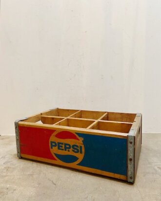 Vintage PEPSI Wood Crate【B7182】