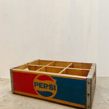 Vintage PEPSI Wood Crate【B7182】