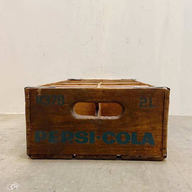 Vintage PEPSI Wood Crate【B7182】 - 画像 (3)