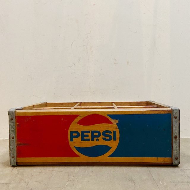 Vintage PEPSI Wood Crate【B7182】 - 画像 (6)