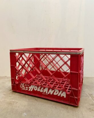 Vintage Plastic Milk Crate【B7229】