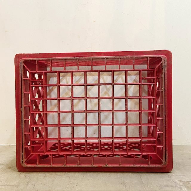 Vintage Plastic Milk Crate【B7229】 - 画像 (8)