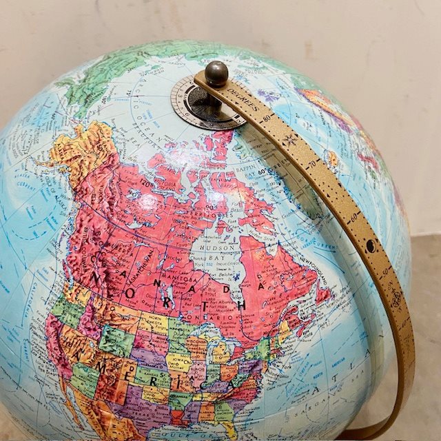 Vintage Replogle World Globe【B4907】 - 画像 (5)