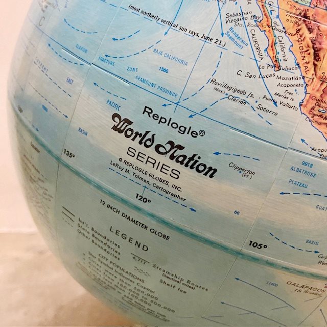 Vintage Replogle World Globe【B4907】 - 画像 (7)