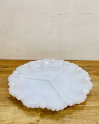 Anchor Hocking Divided Serving Dish【B4862】