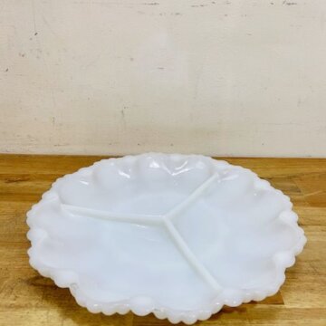Anchor Hocking Divided Serving Dish【B4862】