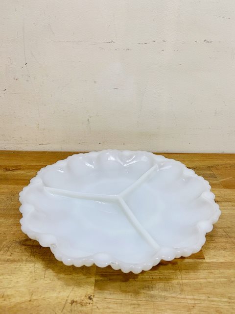 Anchor Hocking Divided Serving Dish【B4862】