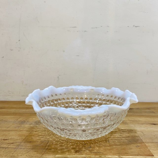 Anchor Hocking Moonstone Handled Bowl【B7214】 - 画像 (4)