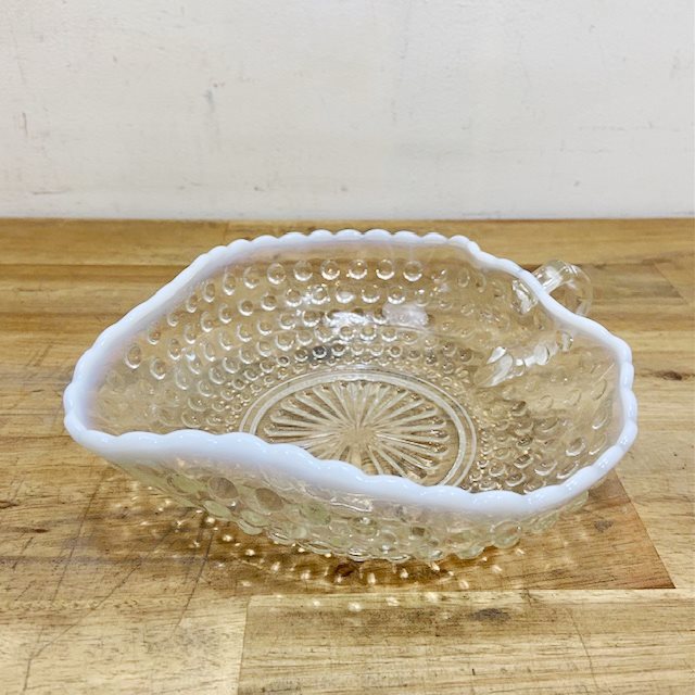 Anchor Hocking Moonstone Heart Candy Bowl【B7216】 - 画像 (2)
