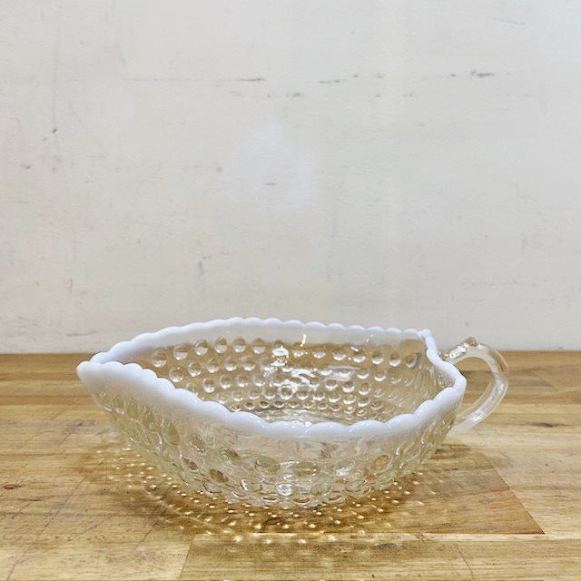 Anchor Hocking Moonstone Heart Candy Bowl【B7216】 - 画像 (3)