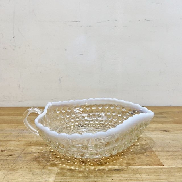 Anchor Hocking Moonstone Heart Candy Bowl【B7216】 - 画像 (5)