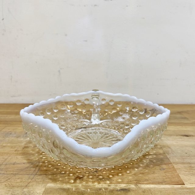 Anchor Hocking Moonstone Heart Candy Bowl【B7216】 - 画像 (6)