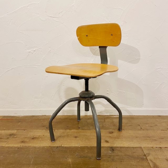 Vintage SINGER Desk Chair【B4965】 - 画像 (2)
