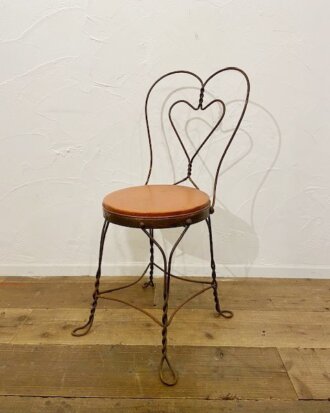 Vintage Antique Ice Cream Parlor Chair【B3204】