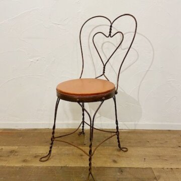 Vintage Antique Ice Cream Parlor Chair【B3204】