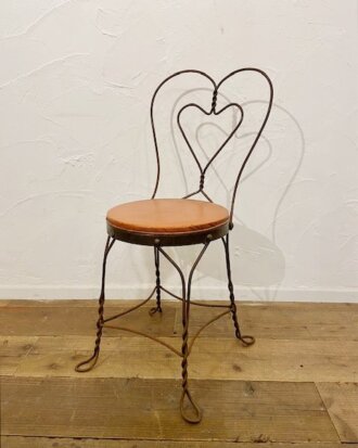 Vintage Antique Ice Cream Parlor Chair【B3205】