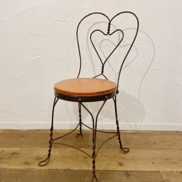 Vintage Antique Ice Cream Parlor Chair【B3205】