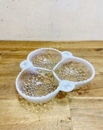 Anchor Hocking Moonstone Candy Dish【B7201】