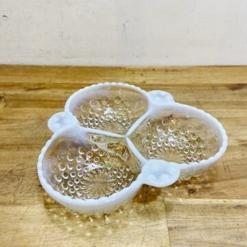 Anchor Hocking Moonstone Candy Dish【B7201】
