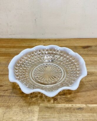 Anchor Hocking Moonstone Candy Dish【B7202】