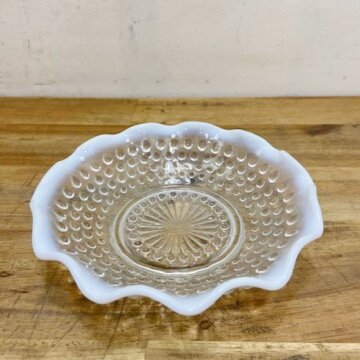 Anchor Hocking Moonstone Candy Dish【B7202】