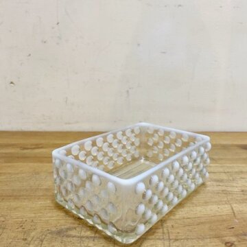 Anchor Hocking Moonstone Cigarette Box【B7207】