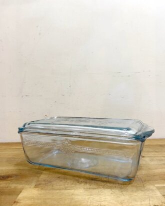 FireKing Sapphire Blue Refrigerator 【B7195】