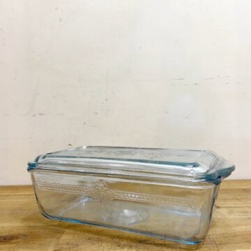 FireKing Sapphire Blue Refrigerator 【B7195】