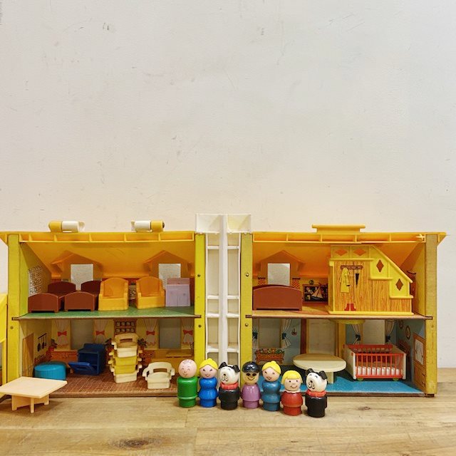 Vintage 1969 Fisher Price Play Family House【B6183】 - 画像 (6)