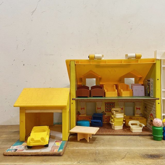 Vintage 1969 Fisher Price Play Family House【B6183】 - 画像 (7)