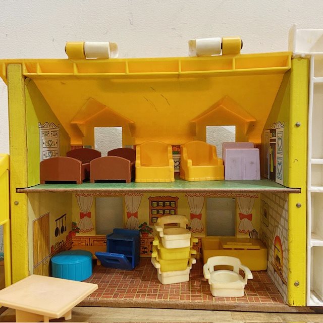 Vintage 1969 Fisher Price Play Family House【B6183】 - 画像 (8)