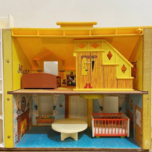 Vintage 1969 Fisher Price Play Family House【B6183】 - 画像 (9)
