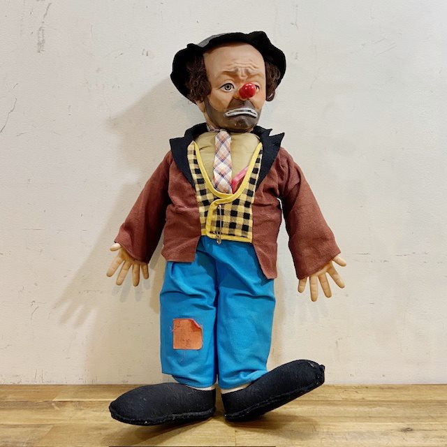 Vintage 1950’s Emmett Kelly Clown Doll【B5366】 - 画像 (2)