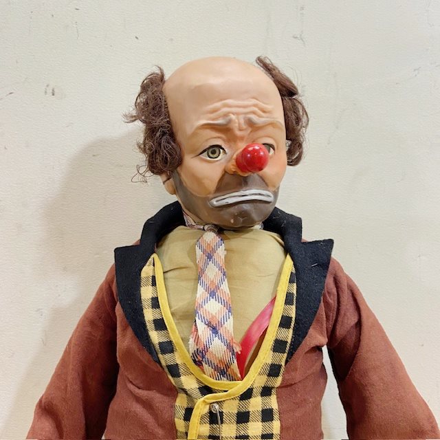 Vintage 1950’s Emmett Kelly Clown Doll【B5366】 - 画像 (10)