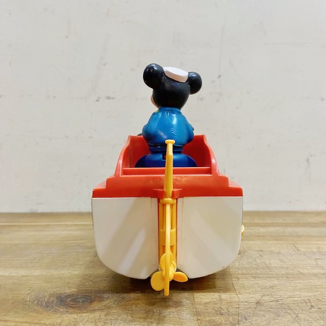 Vintage Mickey Wind Up Boat Toy【B5323】 - 画像 (4)