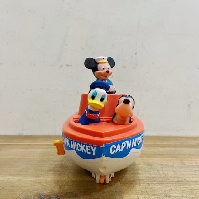 Vintage Mickey Wind Up Boat Toy【B5323】 - 画像 (6)