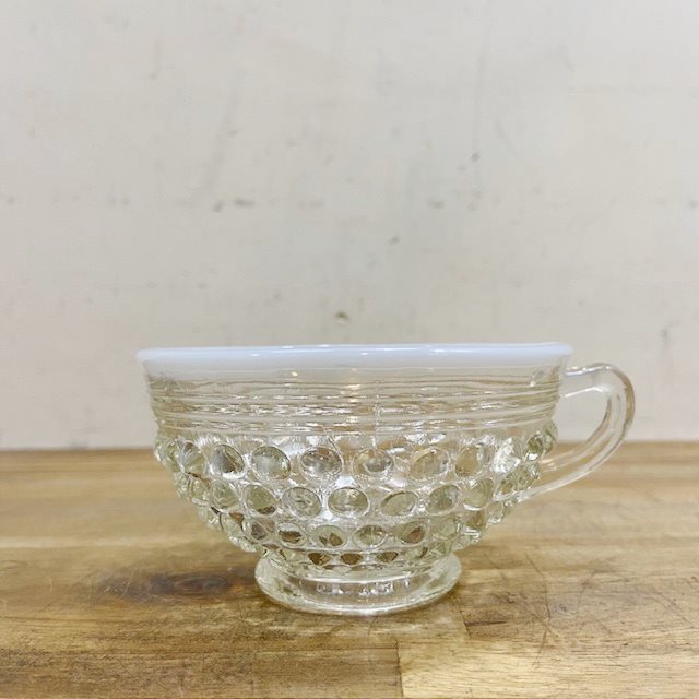 Anchor Hocking Moonstone Cup&Saucer【B7223】 - 画像 (3)