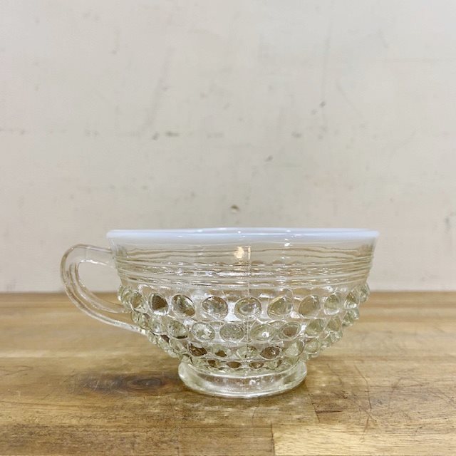 Anchor Hocking Moonstone Cup&Saucer【B7223】 - 画像 (5)