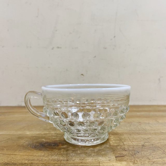 Anchor Hocking Moonstone Cup&Saucer【B7224】 - 画像 (5)