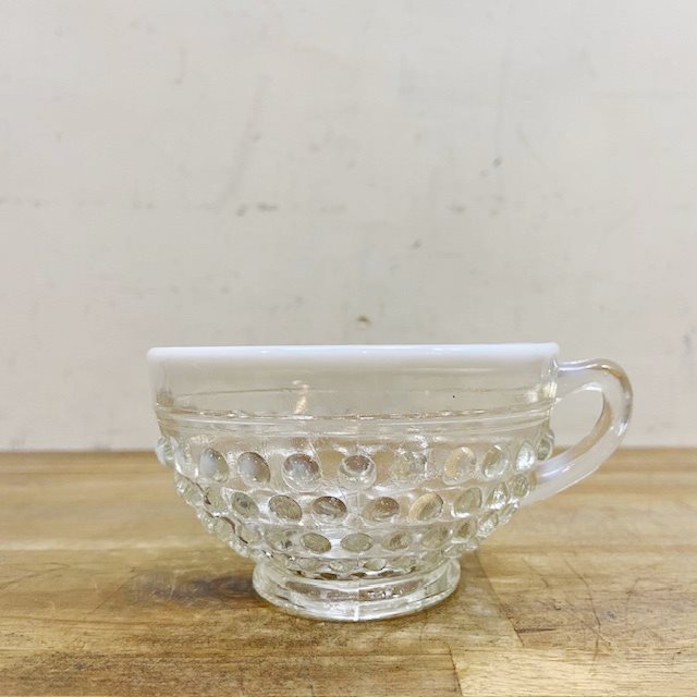 Anchor Hocking Moonstone Cup&Saucer【B7226】 - 画像 (3)