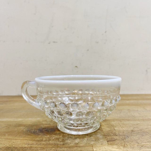 Anchor Hocking Moonstone Cup&Saucer【B7226】 - 画像 (5)