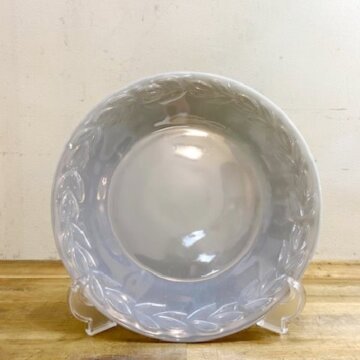 FireKing Gray Laurel Dinner Plate【B2777】