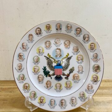 Vintage 200 Years of Presidents Plate【B5995】