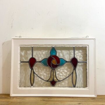 Vintage Stained Glass Window【B7457】