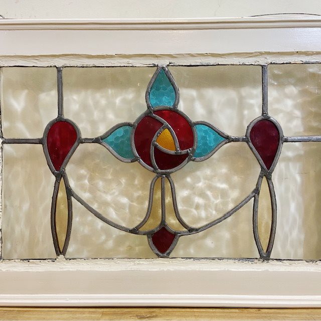 Vintage Stained Glass Window【B7457】 - 画像 (3)