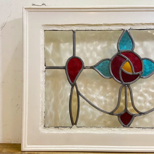 Vintage Stained Glass Window【B7457】 - 画像 (4)